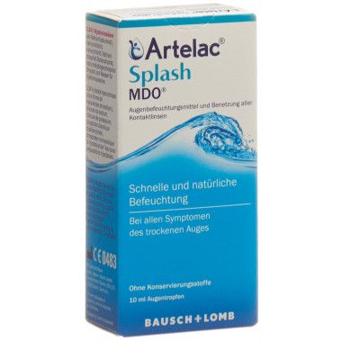 Artelac Splash Mdo Augentropfen F R Erfrischte Und Befeuchtete Augen